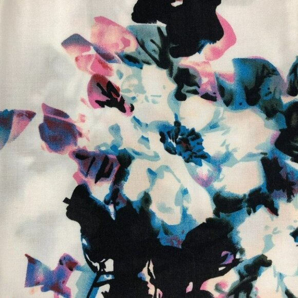 NWT Jacqueline Dr Yong white Floral fantasy Watercolor tank top 36 - Picture 6 of 13